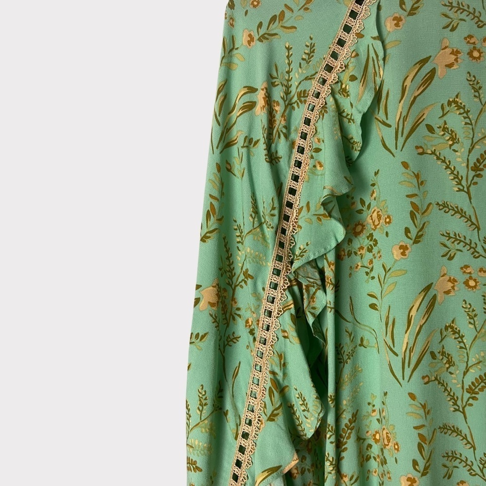Spell & The Gypsy Maisie Blouse in Turquoise Sz S NWT - Picture 11 of 16